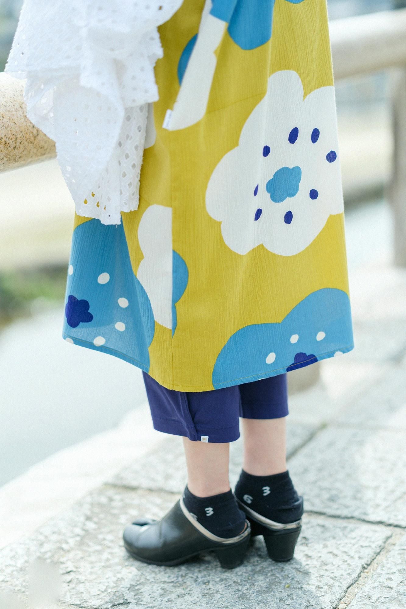 Chizimi Cotton 40/40 Skinny Pants / Navy Blue