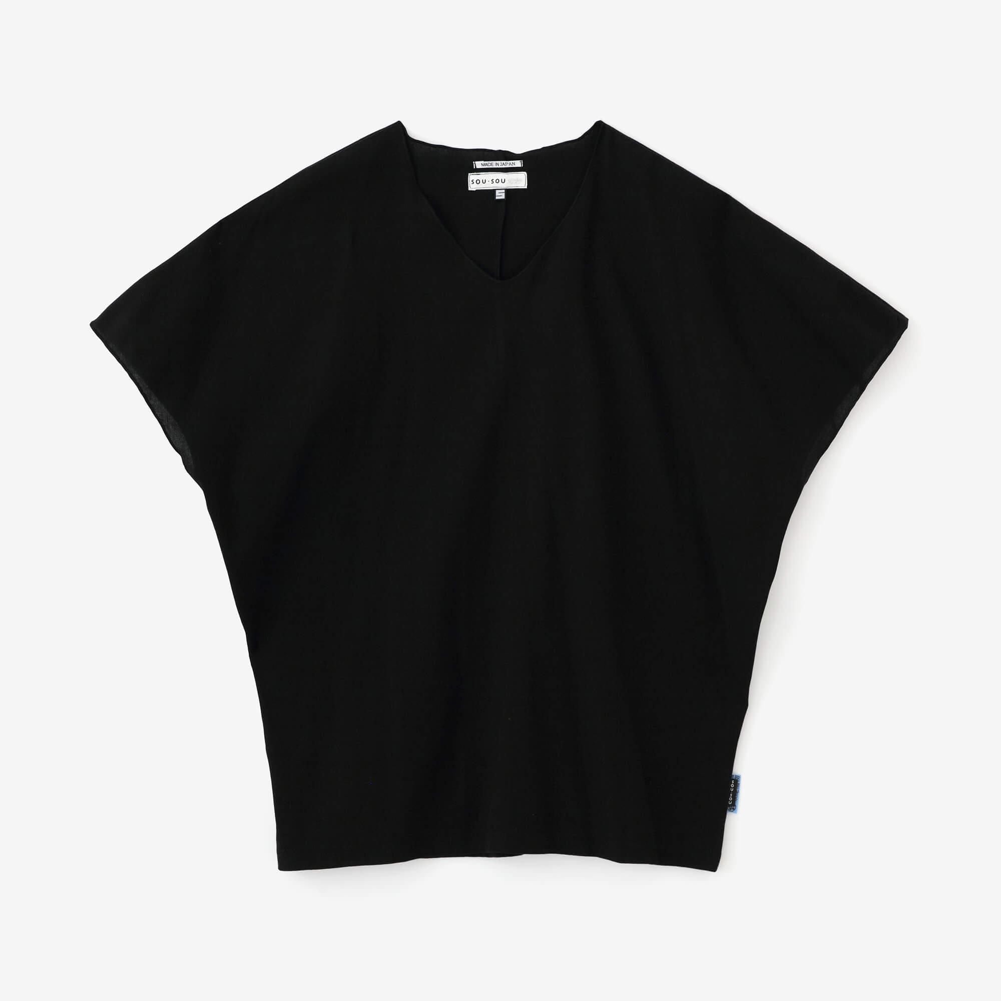 SOU・SOU ソウソウ 深喜 カシミヤ混 きさらぎ 短丈／濡羽色 SOU・SOU