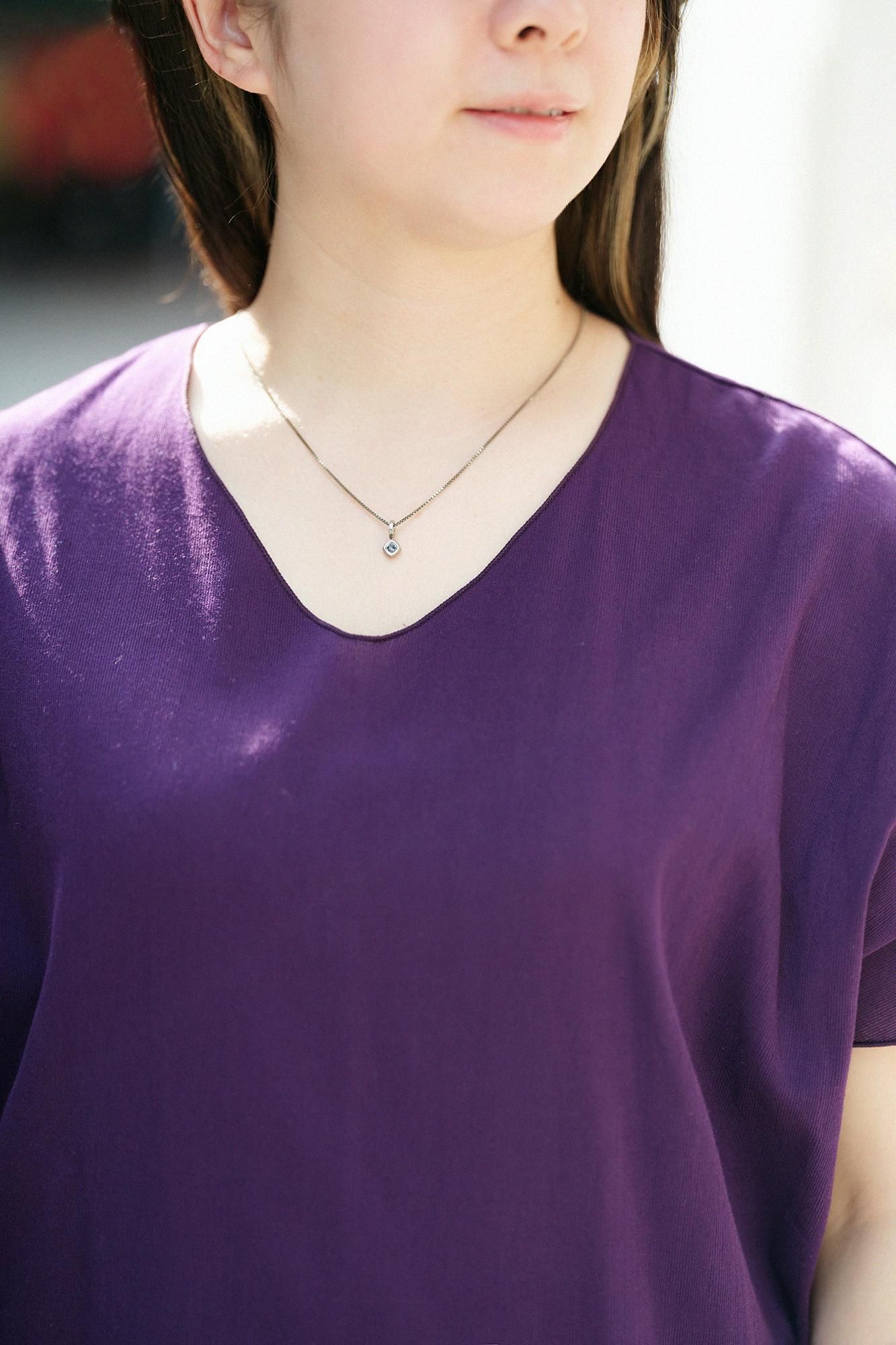 takashima chiku 40/40无袖吉班/紫色海军