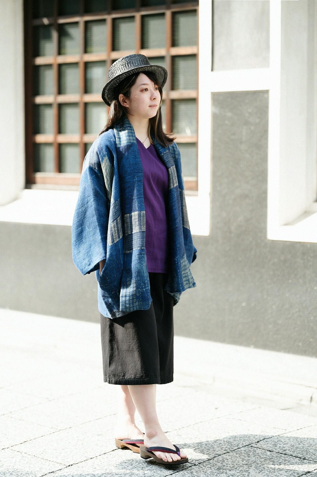 takashima chiku 40/40无袖吉班/紫色海军