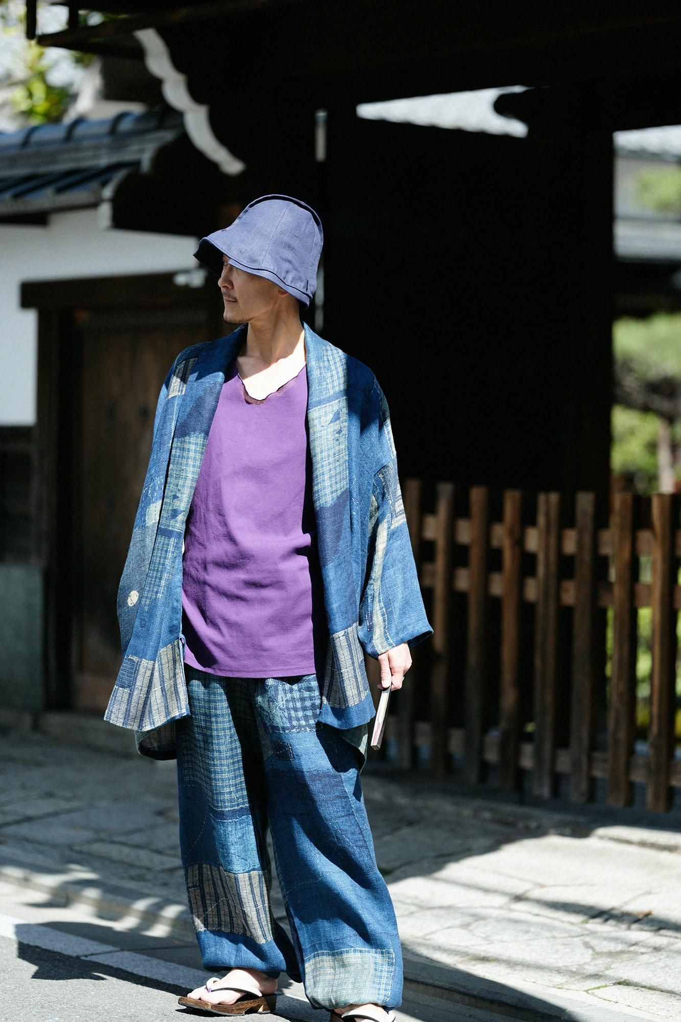 takashima chiku 40/40无袖吉班/紫色海军