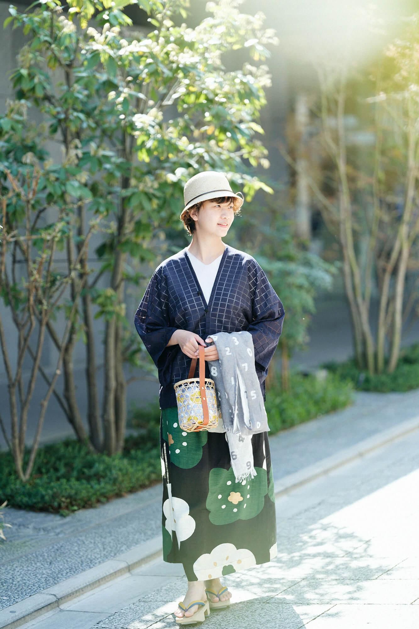 袖なしジバン／桜鼠（さくらねず）