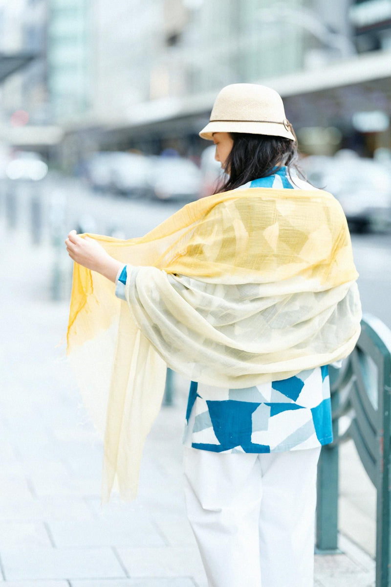 田端紮染 披肩