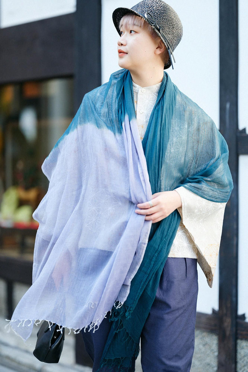 Tabata Tie-dye Khadi Stole
