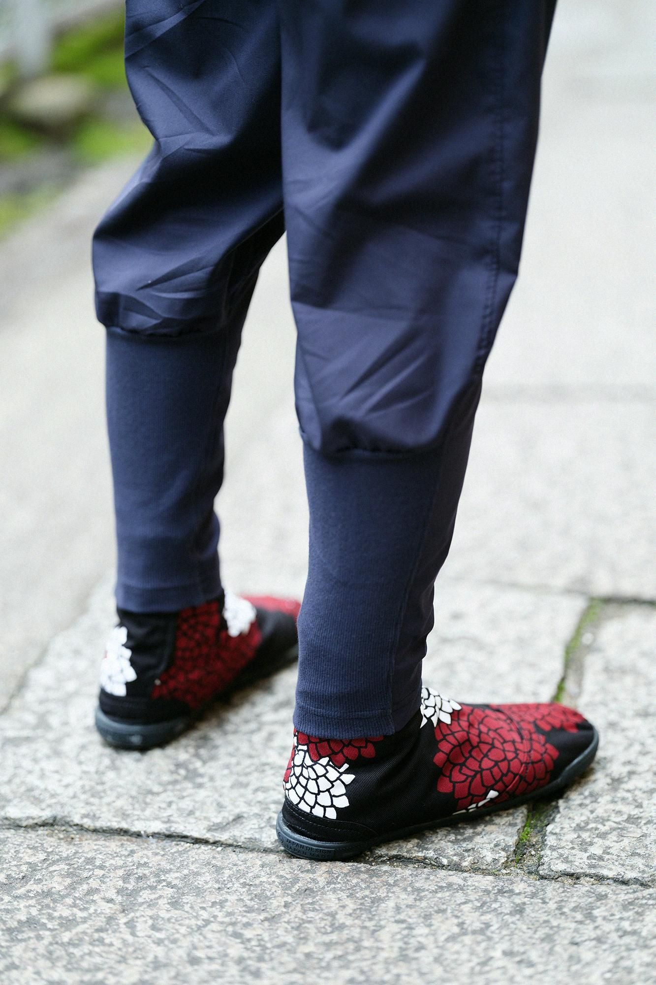 云之间的5条圆形的塔布袜/菊花