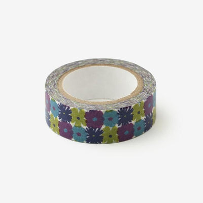 【官網限定】圖案紋樣・紙膠帶/落落大方繽紛【寬1.5cm】