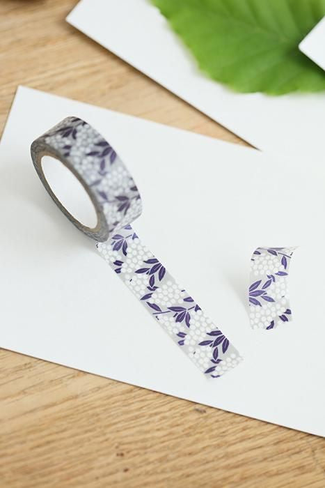 【net限定】テキスタイル・マステ／南天竹【1.5cm幅】