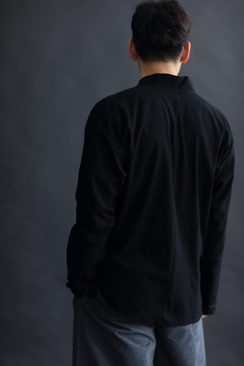 Chizimi Cotton Tsutsusode robe