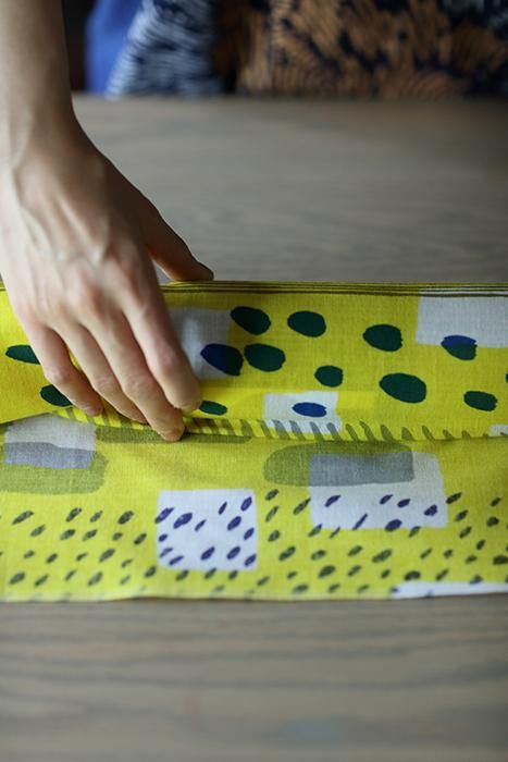 伊勢木綿 textile手ぬぐい／路地（ろじ）