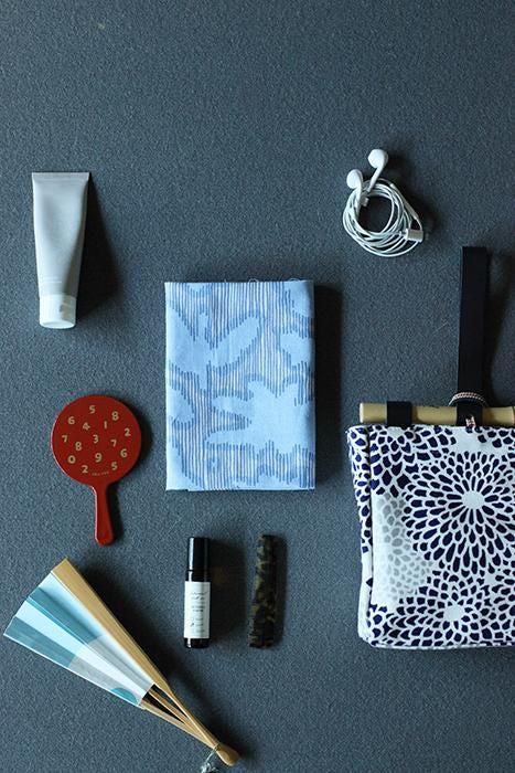 Isemomen Cotton Textile Handkerchief／Shadow of Flowers