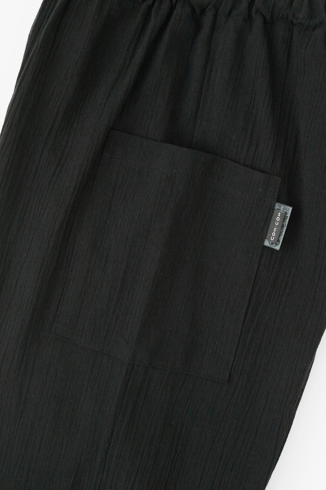 高島縮 20/20 裁付（たっつけ）えんゆう穿き／濡羽色2（ぬればいろ）