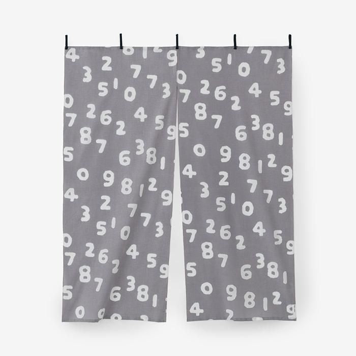 Ise cotton tenugui noren 2 largeurs / so-su-u kon grande souris mince