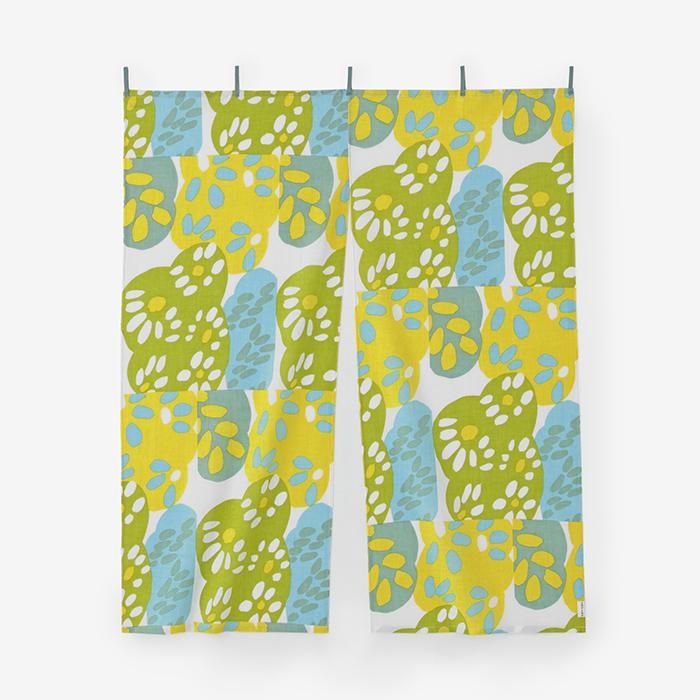 Ise cotton tenugui noren 2 largeurs / avec fleurs