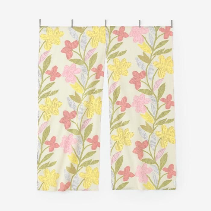 ISE Cotton Tenugui Noren 2 Largeurs / bois de bois