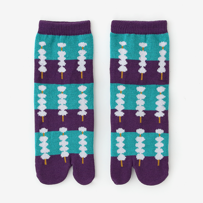 ●Tabi Socks for Kids Regular Mid-calf / Mitarashi-dango【S・M・L】