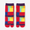 ●Tabi Socks for Kids Mid-calf / Building Blocks 【S・M・L】
