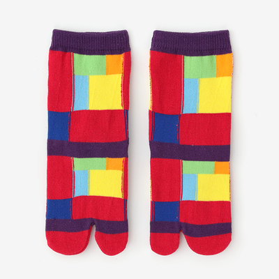 ●Tabi Socks for Kids Mid-calf / Building Blocks 【S・M・L】