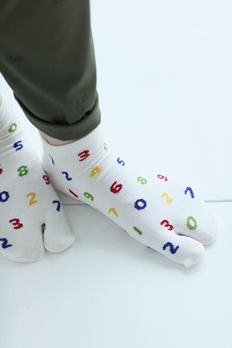 分趾襪（腳踝長度）／SO-SU-U十數 四味 米白色【男・女性用】