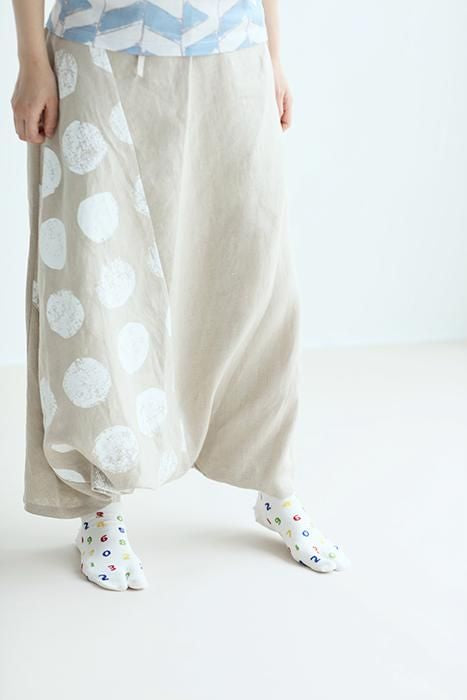 分趾襪（腳踝長度）／SO-SU-U十數 四味 米白色【男・女性用】