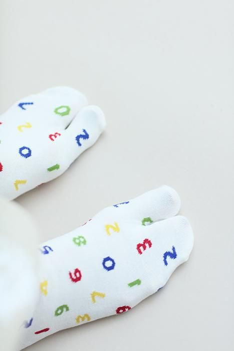 分趾襪（腳踝長度）／SO-SU-U十數 四味 米白色【男・女性用】