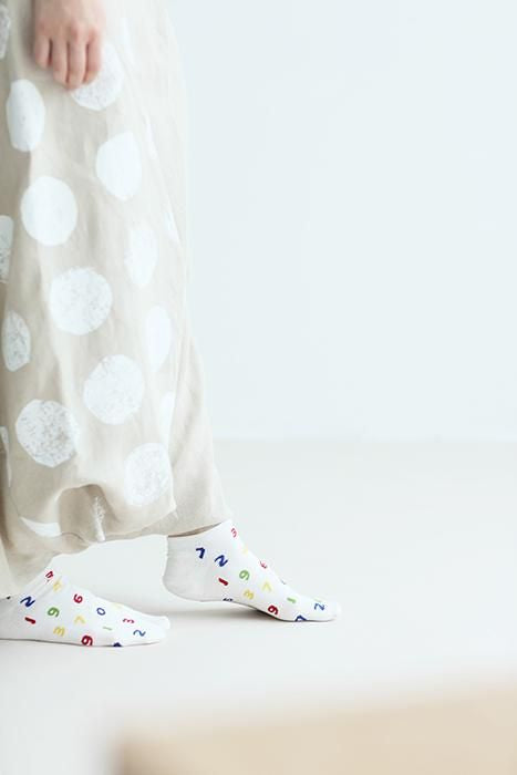 分趾襪（腳踝長度）／SO-SU-U十數 四味 米白色【男・女性用】