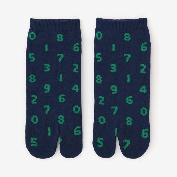 在Tabi Socks（长度） / SO-SU-U铁海军蓝色X Matsubairo（Tetsukon X Matsubairo）[男性和女人]
