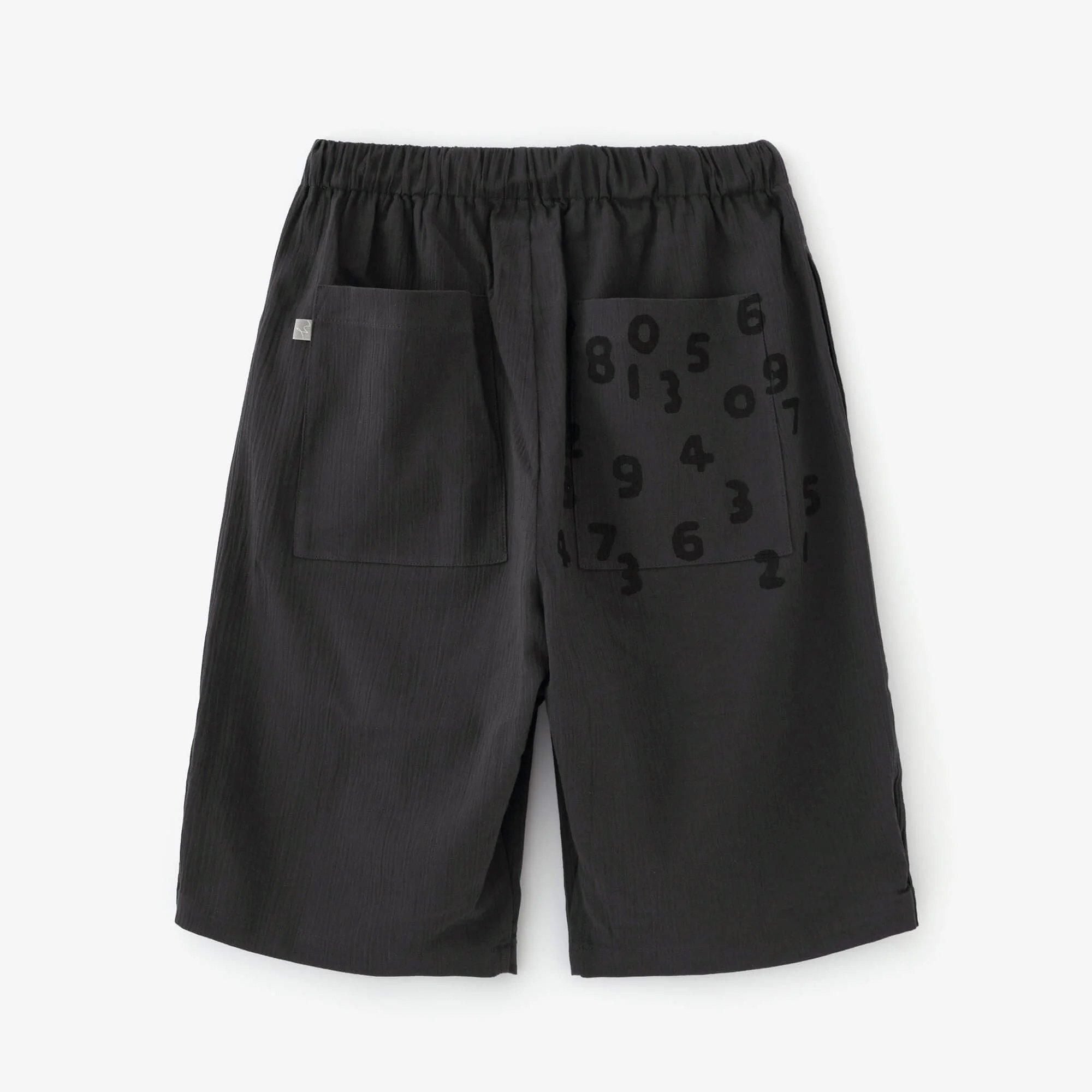 Chizimi Cotton 20/20 Easy Shorts / Dark Lead Color