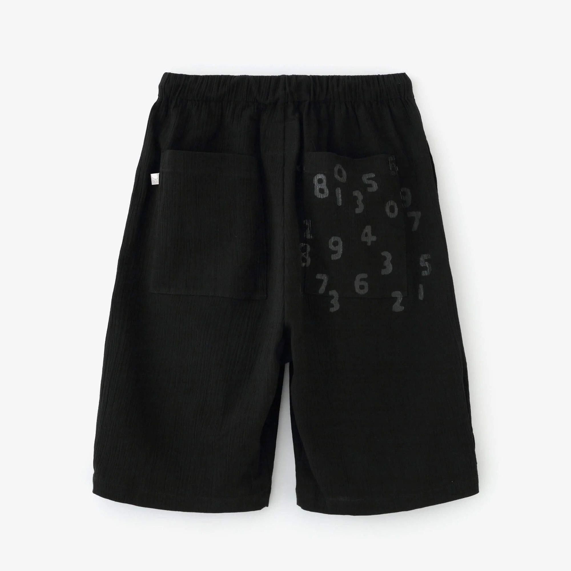 Chizimi Cotton 20/20 Easy Shorts／Black