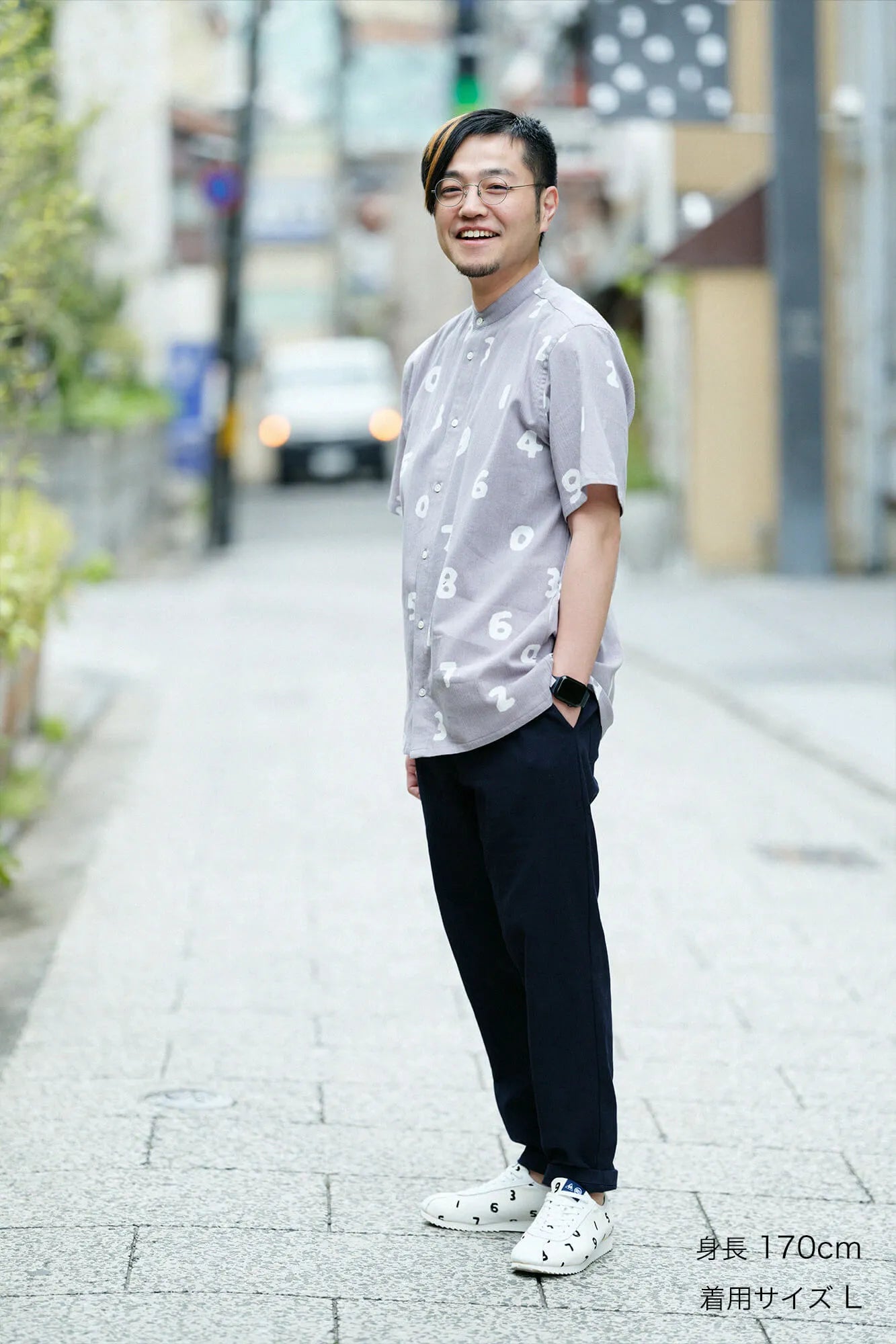 [Nur im Internet verfügbar] Shiji Takashima 20/20 Leicht zulaufende Hose/Helles Seladon