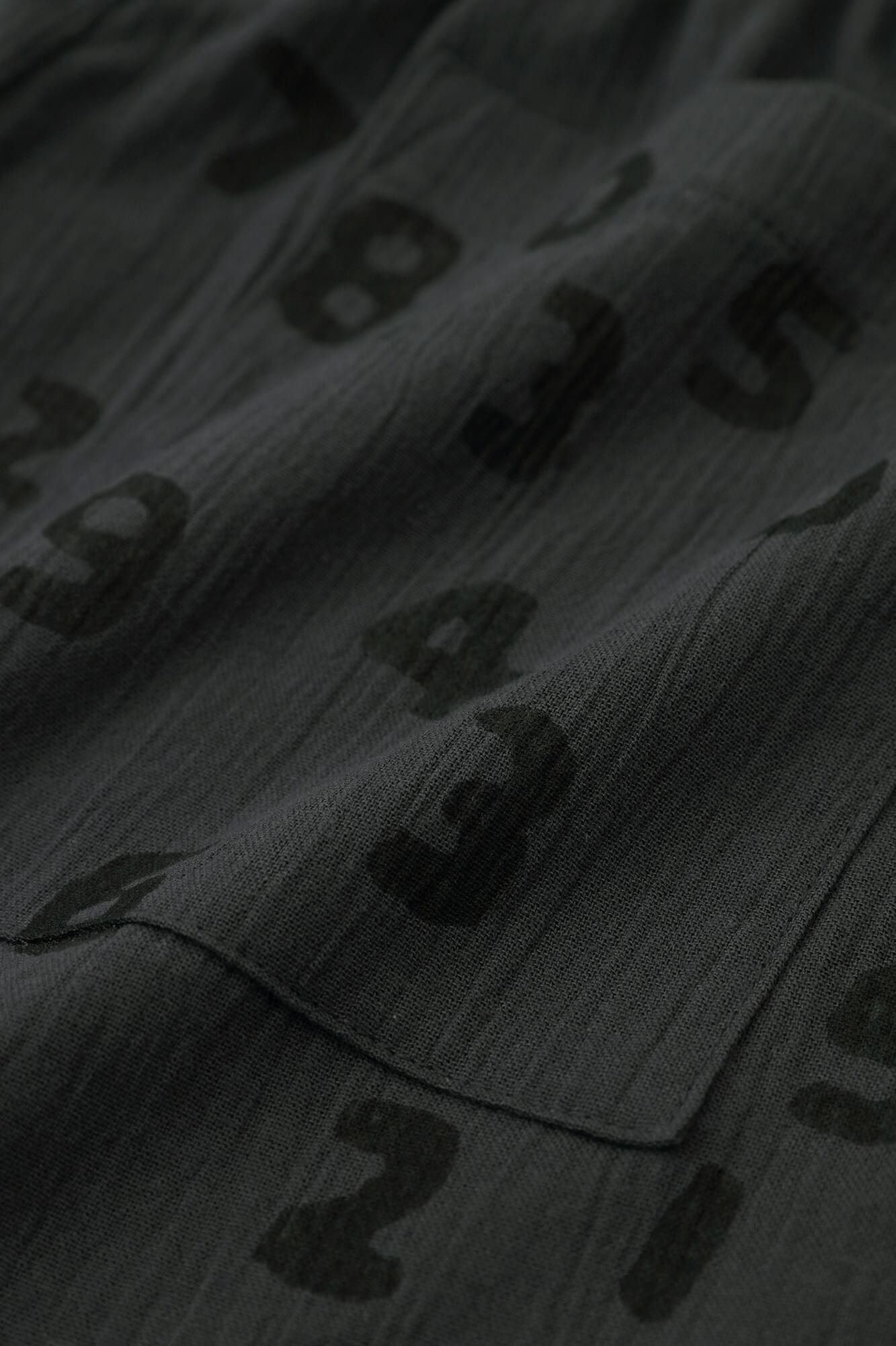 高島縮棉 20/20 休閒窄管長褲／深鉛色