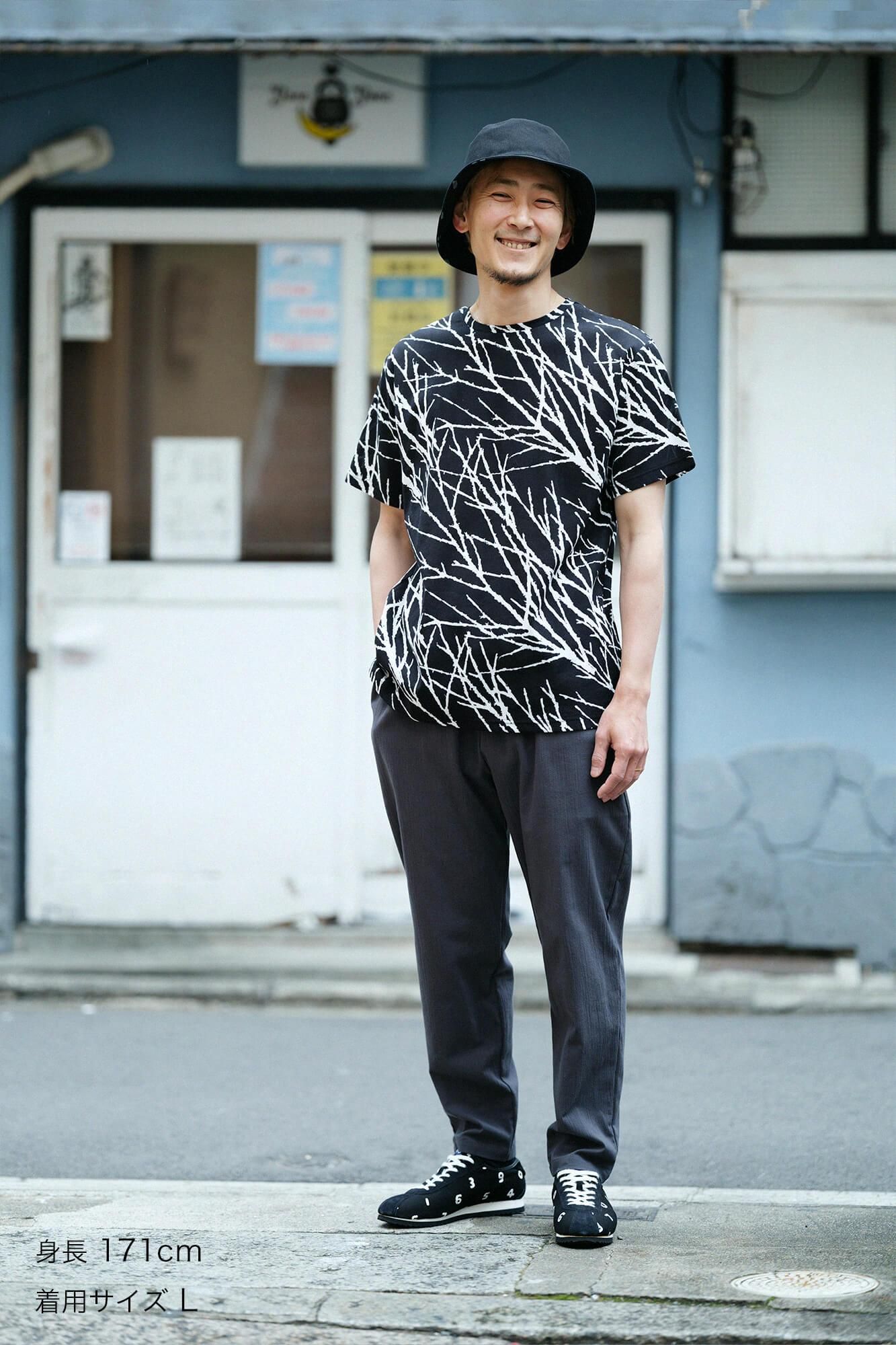 高島縮棉 20/20 休閒窄管長褲／深鉛色