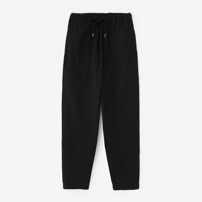 타카시마치지미 20/20 이지 테이퍼드 팬츠／검은색