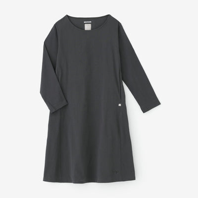 타카시마치지미 20/20 긴소매 원피스／짙은 회색
