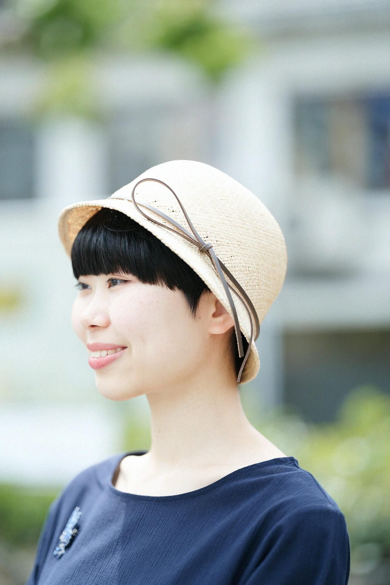 Chizimi Cotton 20/20 Elbow Length Sleeve Tunic / Dark Blue