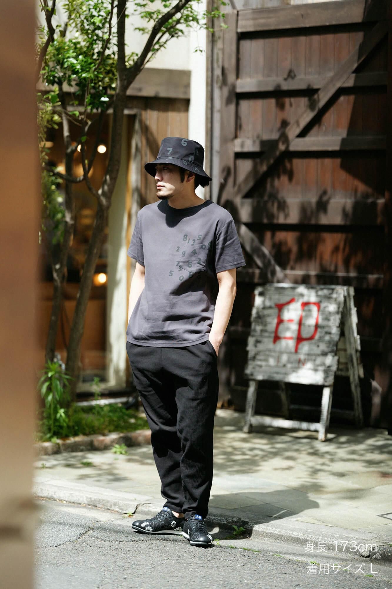 Takashima Chiku 40/40 T-shirt de poche à manches courtes / plomb dense (Koinamari) x So-Su-u kon