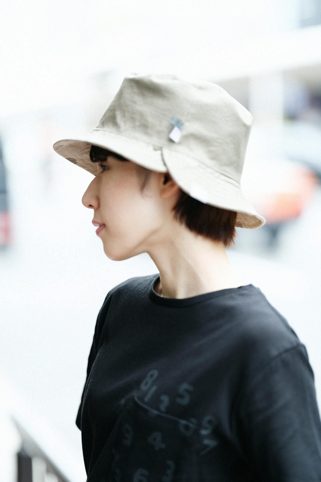 高島縮棉 40/40短袖口袋T-shirt /黑色× SO-SU-U十數 昆