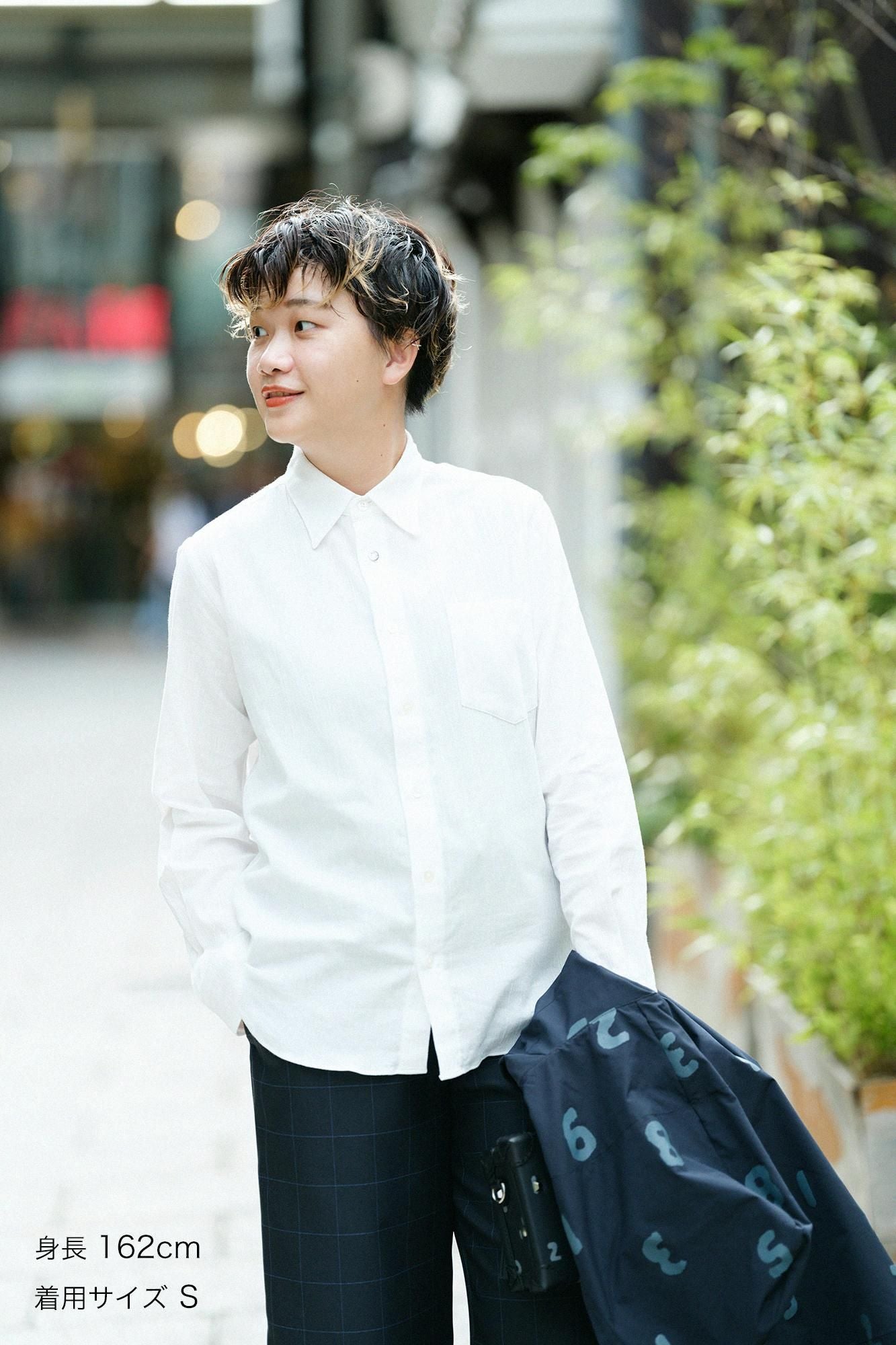 타카시마치지미 20/20 셔츠/ 흰색