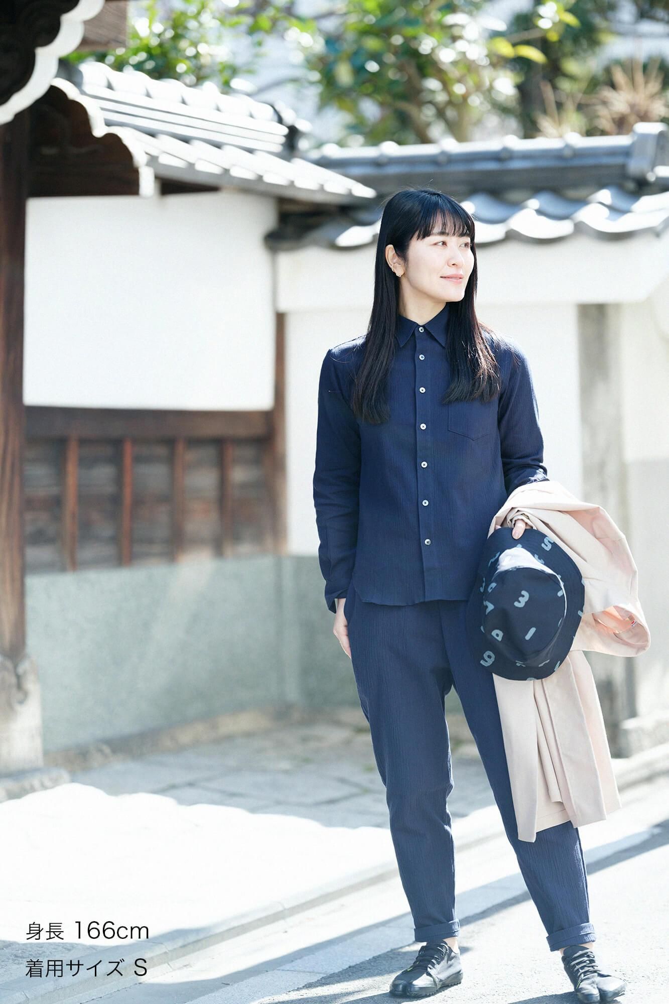 Takashima Chiku 20/20衬衫/海军蓝（Tomekon）