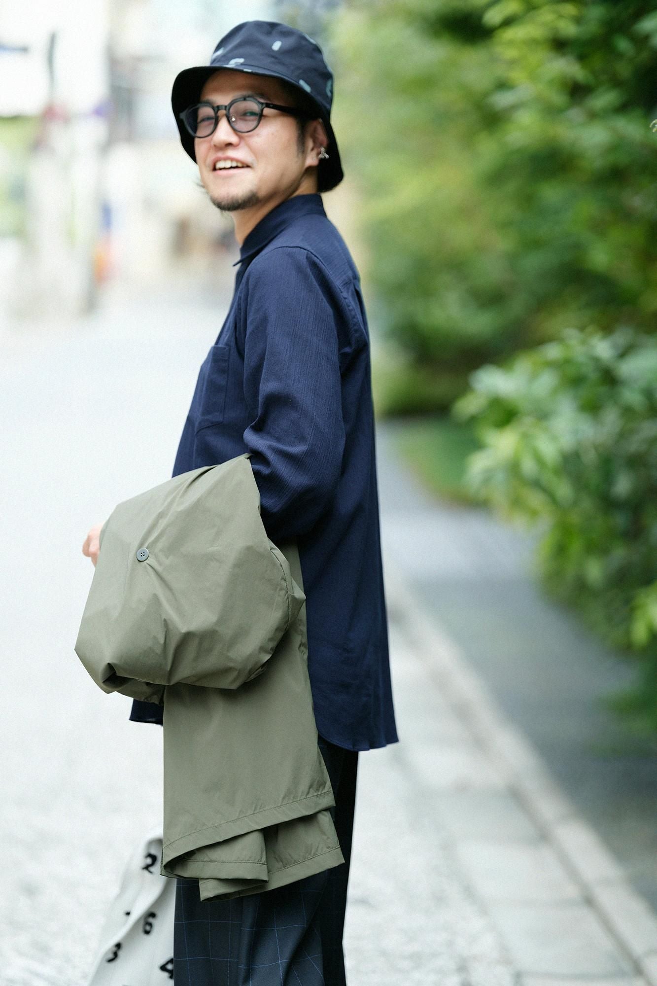 Takashima Chiku 20/20衬衫/海军蓝（Tomekon）