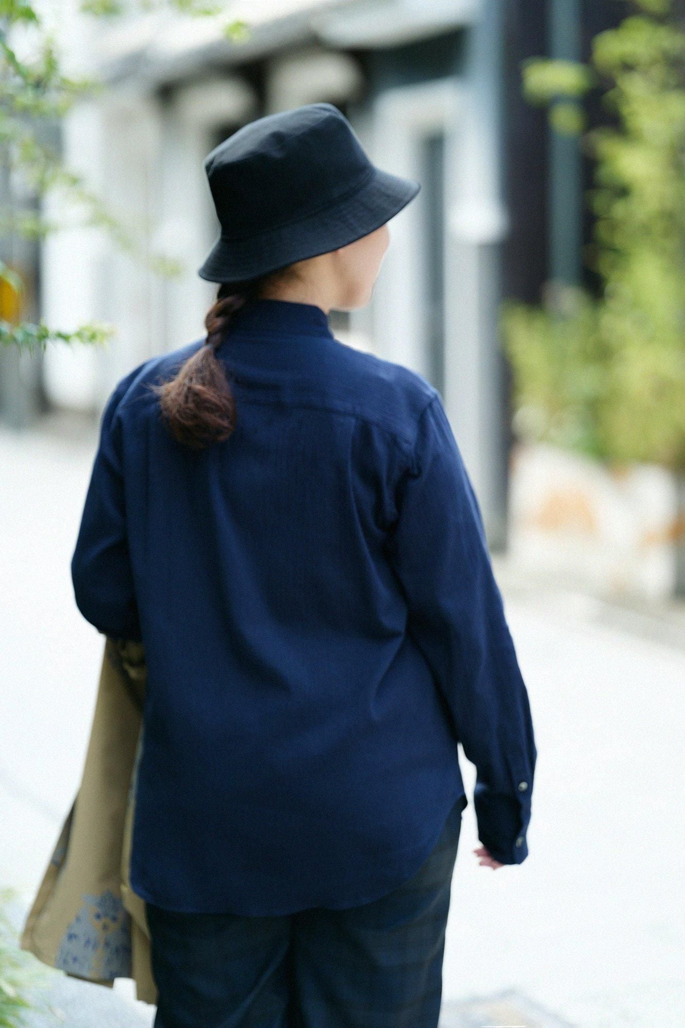 Takashima Chiku 20/20衬衫/海军蓝（Tomekon）