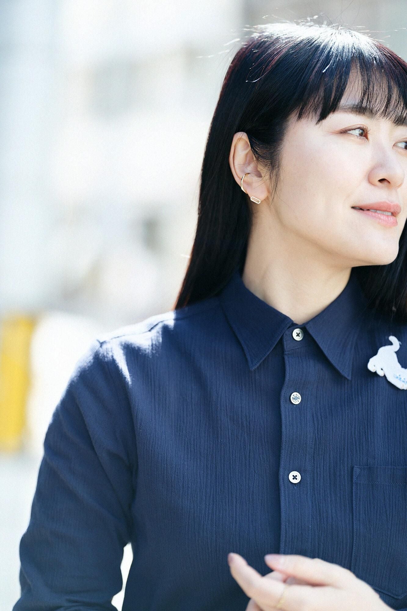 Takashima Chiku 20/20衬衫/海军蓝（Tomekon）