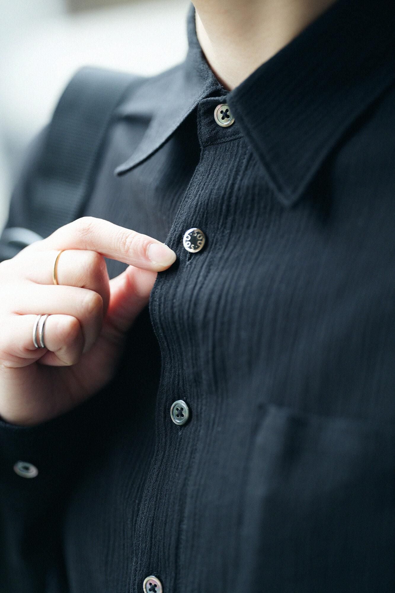 Takashima chiku 20/20衬衫/木羽毛（木材）