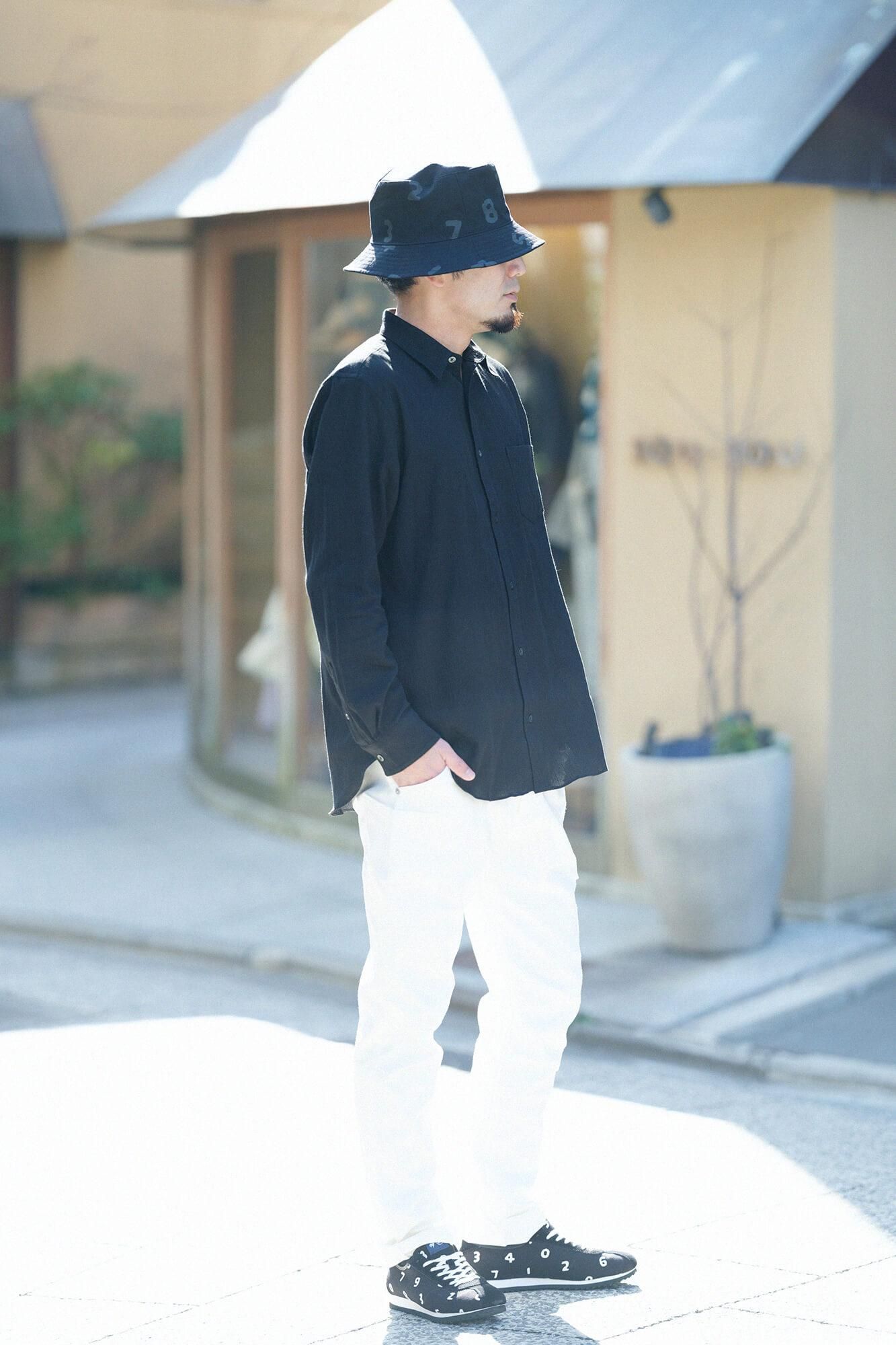 Takashima chiku 20/20衬衫/木羽毛（木材）