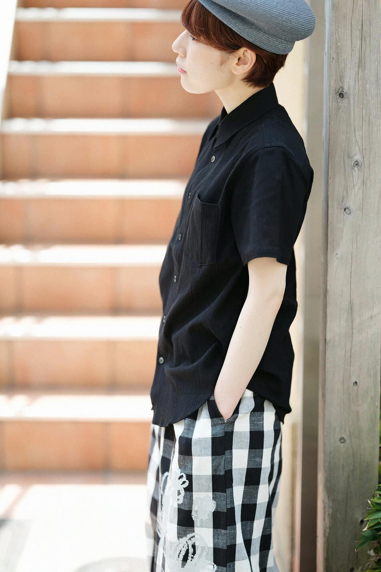 Takashima Chiku 20/20 chemise à manches courtes / couleur de plume en bois (bois)