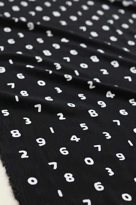 テキスタイル計り売り （高島縮 坂尾織物）／SO-SU-U 濡羽色