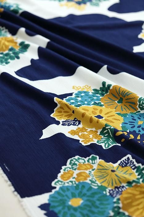 布料剪裁販售 （高島縮棉 坂尾織物）/Hanagoromo（50厘米）