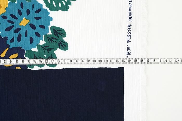 布料剪裁販售 （高島縮棉 坂尾織物）/Hanagoromo（50厘米）