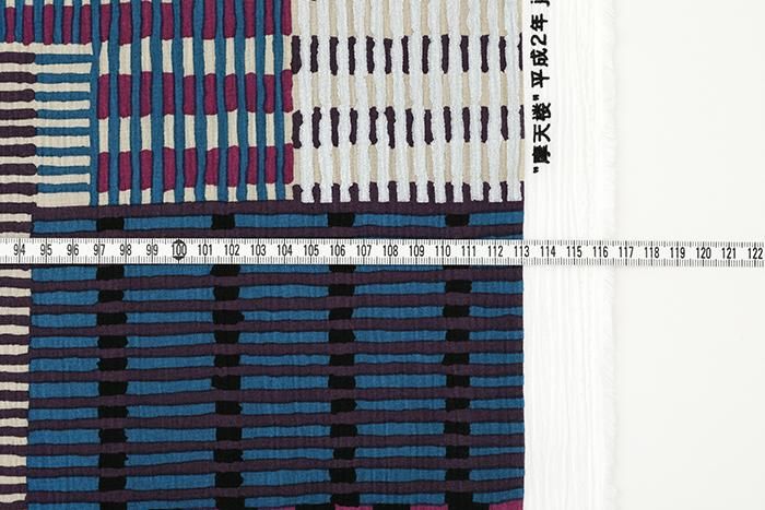 Textile(Chizimi cotton Sakao Orimono）／Skyscraper(Matenrou) <50cm>