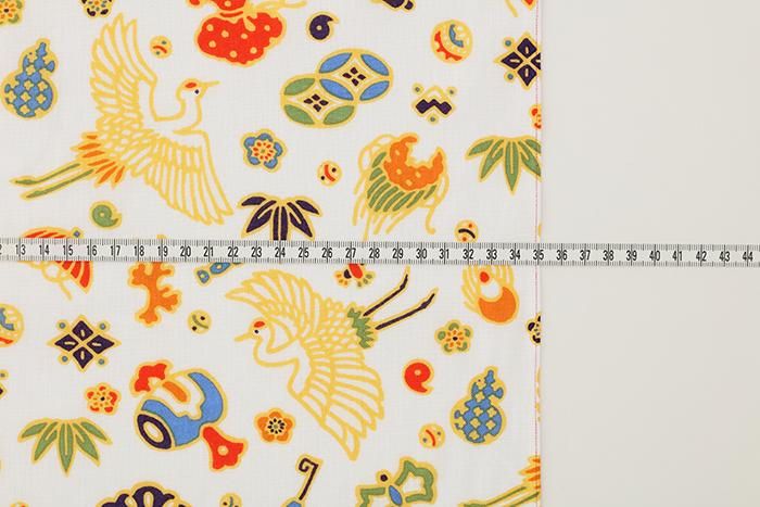 Textile sold in cuts (Ise-cotton Handkerchief) / Iyasaka＜50cm＞