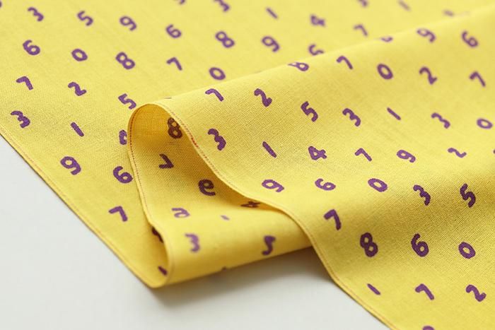 Textile  (Ise-momen cottoncotton Handkerchief)/beansSO-SU-U Yellow branch​ ​Sweetscolor(kiGardeniaColor)＜50cm＞